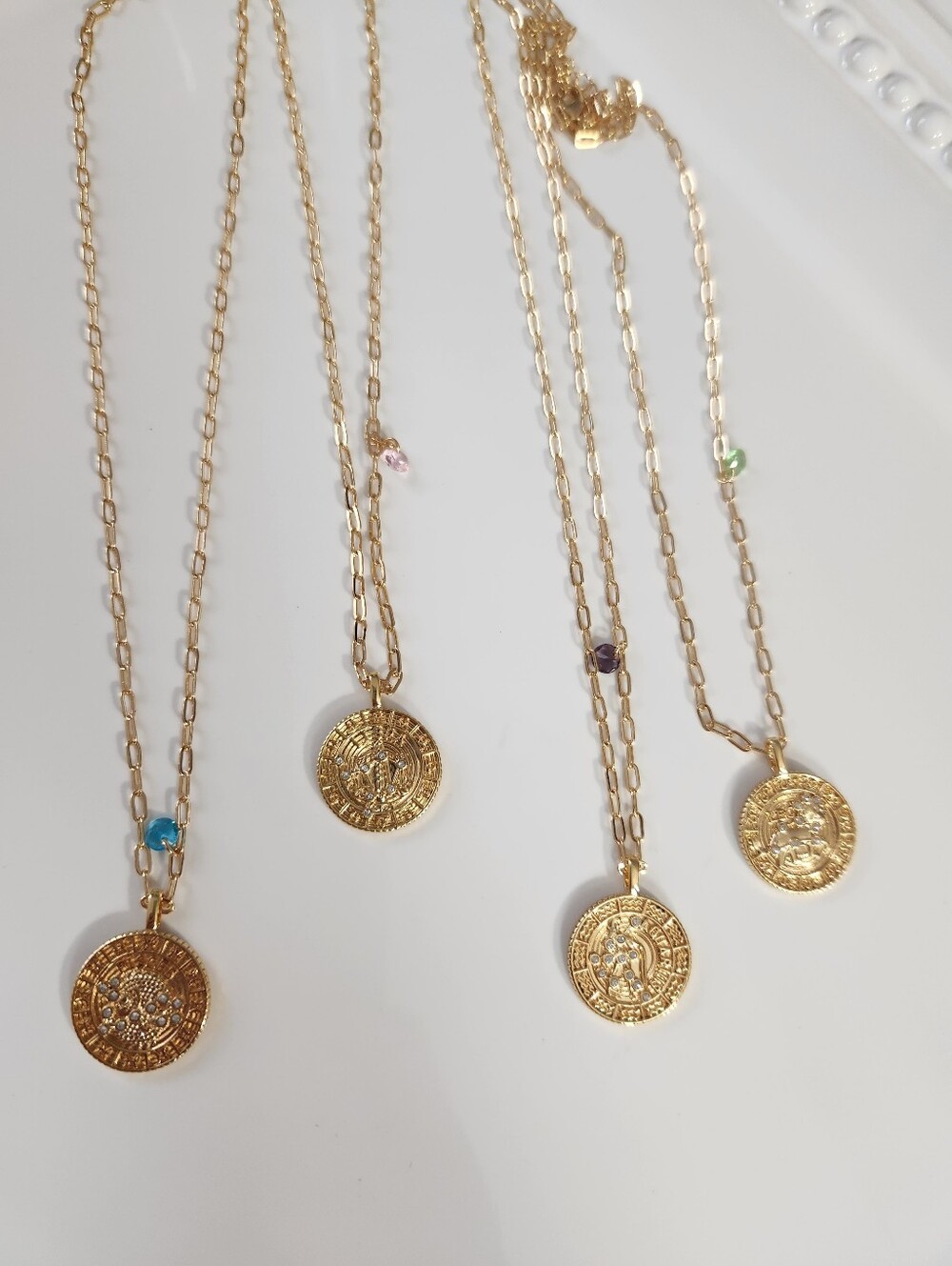 Zodiac Constellation Charm Necklace